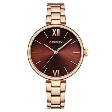 Curren Brass Golden Brown