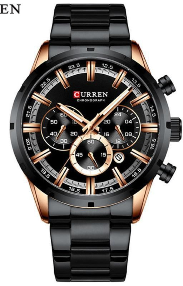 Curren Stainless Steel Black