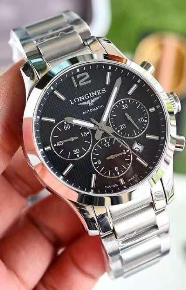 Longines Dark Stainless