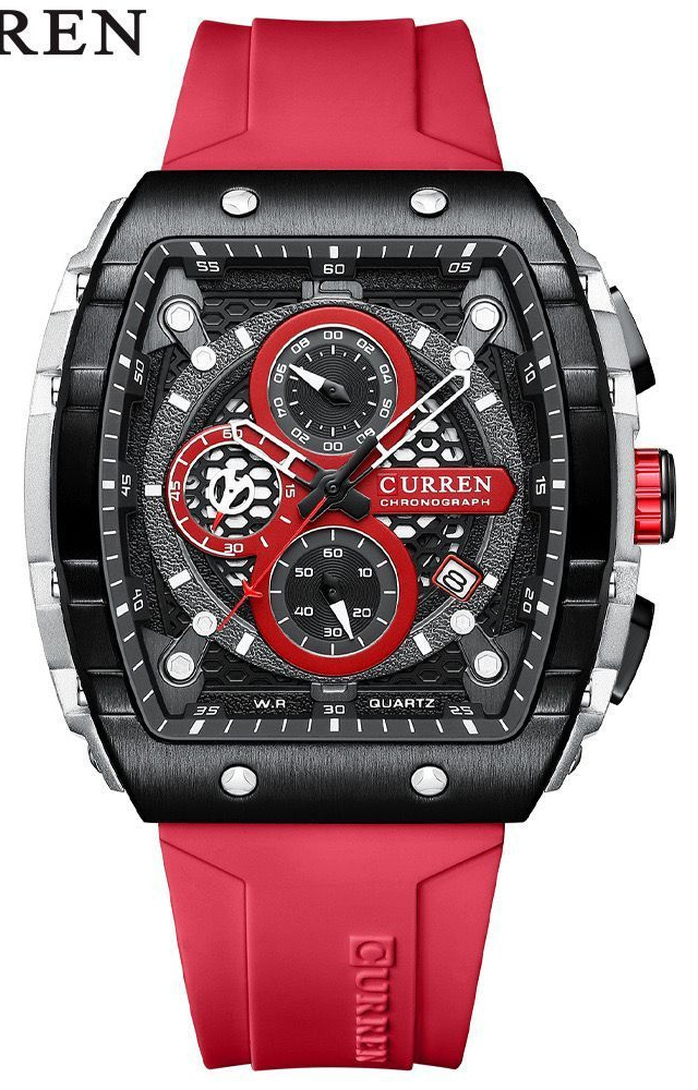 Curren Black Red Two Tone